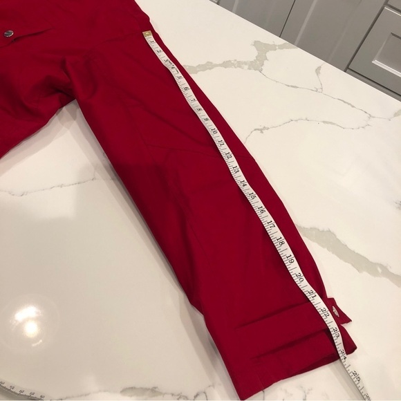 Dunnes Stores Red Parka Jacket Trench Rain Coat Mid-Length Lined Size 16-18 XL - Picture 12 of 14